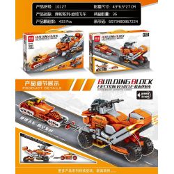 MINGDI LEIBAO 10127 non  PHƯƠNG TIỆN PHÓNG XE TỐC ĐỘ JEDI bộ đồ chơi xếp lắp ráp ghép mô hình Racers Đua Tốc Độ 433 khối