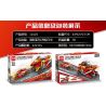 MINGDI LEIBAO 10125 non  XE PHÓNG RỰC LỬA bộ đồ chơi xếp lắp ráp ghép mô hình Racers Đua Tốc Độ 422 khối