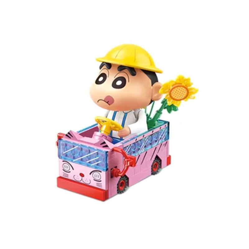 KEEPPLEY K20620 20620 non Lego CRAYON SHIN-CHAN XE BUÝT TRƯỜNG HỌC MINI CỦA bộ đồ chơi xếp lắp ráp ghép mô hình Movie & Game Phim Và Trò Chơi