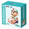 KEEPPLEY K20619 20619 non  CRAYON SHIN-CHAN XE ZAEMON CỦA bộ đồ chơi xếp lắp ráp ghép mô hình Movie & Game Phim Và Trò Chơi