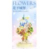 WEKKI 517203 non  HUAYU LÂU ĐÀI bộ đồ chơi xếp lắp ráp ghép mô hình Creator CASTLE OF FLOWERS Sáng Tạo