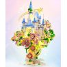 WEKKI 517203 non  HUAYU LÂU ĐÀI bộ đồ chơi xếp lắp ráp ghép mô hình Creator CASTLE OF FLOWERS Sáng Tạo