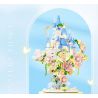 WEKKI 517203 non  HUAYU LÂU ĐÀI bộ đồ chơi xếp lắp ráp ghép mô hình Creator CASTLE OF FLOWERS Sáng Tạo