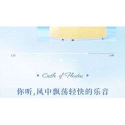 WEKKI 517203 non  HUAYU LÂU ĐÀI bộ đồ chơi xếp lắp ráp ghép mô hình Creator CASTLE OF FLOWERS Sáng Tạo