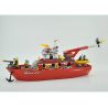 QMAN ENLIGHTEN KEEPPLEY 909 non  TÀU CỨU HỎA LỚN TRÊN BIỂN bộ đồ chơi xếp lắp ráp ghép mô hình City FIRE RESCUE MULTI-FUNCTION SHIP Thành Phố 359 khối