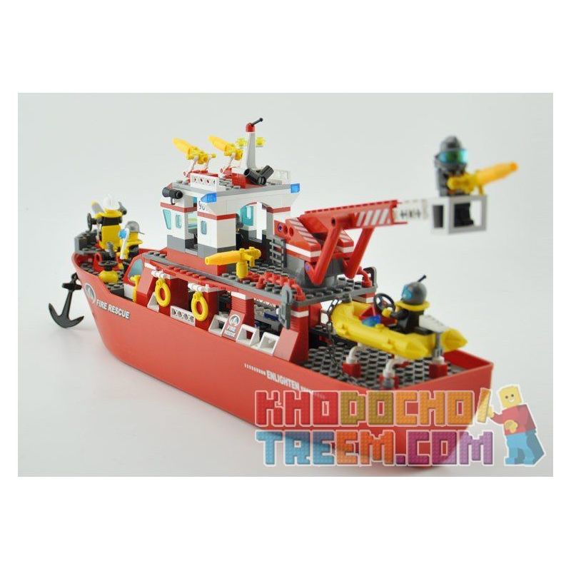 QMAN ENLIGHTEN KEEPPLEY 909 non  TÀU CỨU HỎA LỚN TRÊN BIỂN bộ đồ chơi xếp lắp ráp ghép mô hình City FIRE RESCUE MULTI-FUNCTION SHIP Thành Phố 359 khối QMAN ENLIGHTEN KEEPPLEY 909 non  TÀU CỨU HỎA LỚN TRÊN BIỂN bộ đồ chơi xếp lắp ráp ghép mô hình City FIRE RESCUE MULTI-FUNCTION SHIP Thành Phố 359 khối