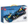MINGDI LEIBAO K0677 0677 non  ĐUA XE KÉO LÙI CÔNG THỨC MÀU XANH LAM tỷ lệ 1:18 bộ đồ chơi xếp lắp ráp ghép mô hình  Kỹ Thuật Công Nghệ Cao Mô Hình Phương Tiện 293 khối