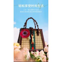 Kazi KY81110 81110 non  TÚI XÁCH TOTE THIẾT KẾ CỔ ĐIỂN bộ đồ chơi xếp lắp ráp ghép mô hình Creator FASHION BAGS Sáng Tạo 1111 khối