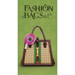 Kazi KY81110 81110 non  TÚI XÁCH TOTE THIẾT KẾ CỔ ĐIỂN bộ đồ chơi xếp lắp ráp ghép mô hình Creator FASHION BAGS Sáng Tạo 1111 khối