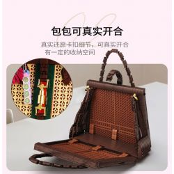 Kazi KY81110 81110 non  TÚI XÁCH TOTE THIẾT KẾ CỔ ĐIỂN bộ đồ chơi xếp lắp ráp ghép mô hình Creator FASHION BAGS Sáng Tạo 1111 khối