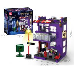 JIESTAR JJ9003 9003 non  QUÁN CÀ PHÊ HIỆP SĨ bộ đồ chơi xếp lắp ráp ghép mô hình Harry Potter MAGIC DIAGON PUB Chú Bé Phù Thủy 487 khối