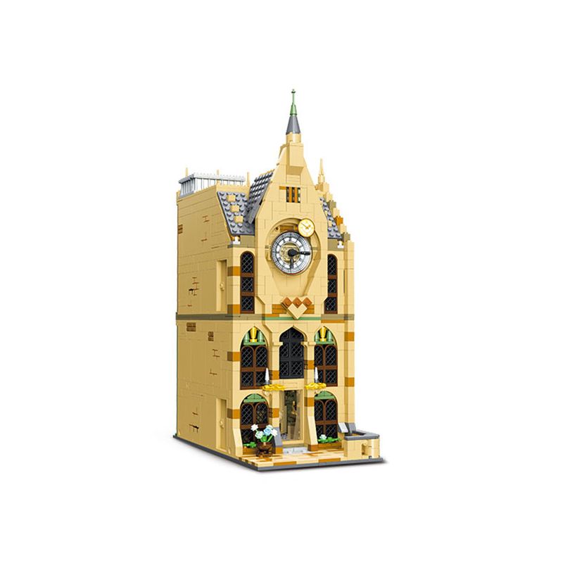 JIESTAR JJ9005 9005 non Lego THÁP ĐỒNG HỒ HOGWARTS bộ đồ chơi xếp lắp ráp ghép mô hình Harry Potter Chú Bé Phù Thủy 1072 khối