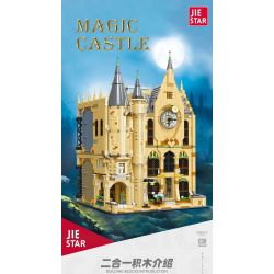 JIESTAR JJ9004 9004 non  LÂU ĐÀI HOGWARTS bộ đồ chơi xếp lắp ráp ghép mô hình Harry Potter Chú Bé Phù Thủy 1108 khối