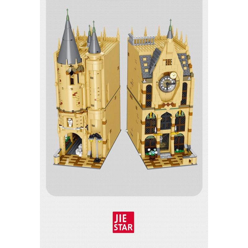 JIESTAR JJ9004 9004 non  LÂU ĐÀI HOGWARTS bộ đồ chơi xếp lắp ráp ghép mô hình Harry Potter Chú Bé Phù Thủy 1108 khối