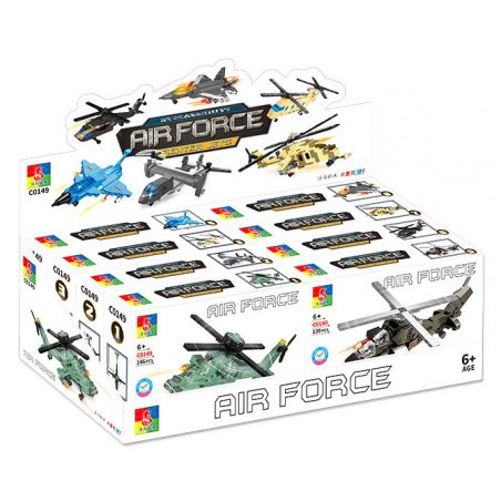 WOMA C0149 0149 non  8 LOẠI MÁY BAY CHIẾN ĐẤU VŨ TRANG bộ đồ chơi xếp lắp ráp ghép mô hình Military Army Quân Sự Bộ Đội