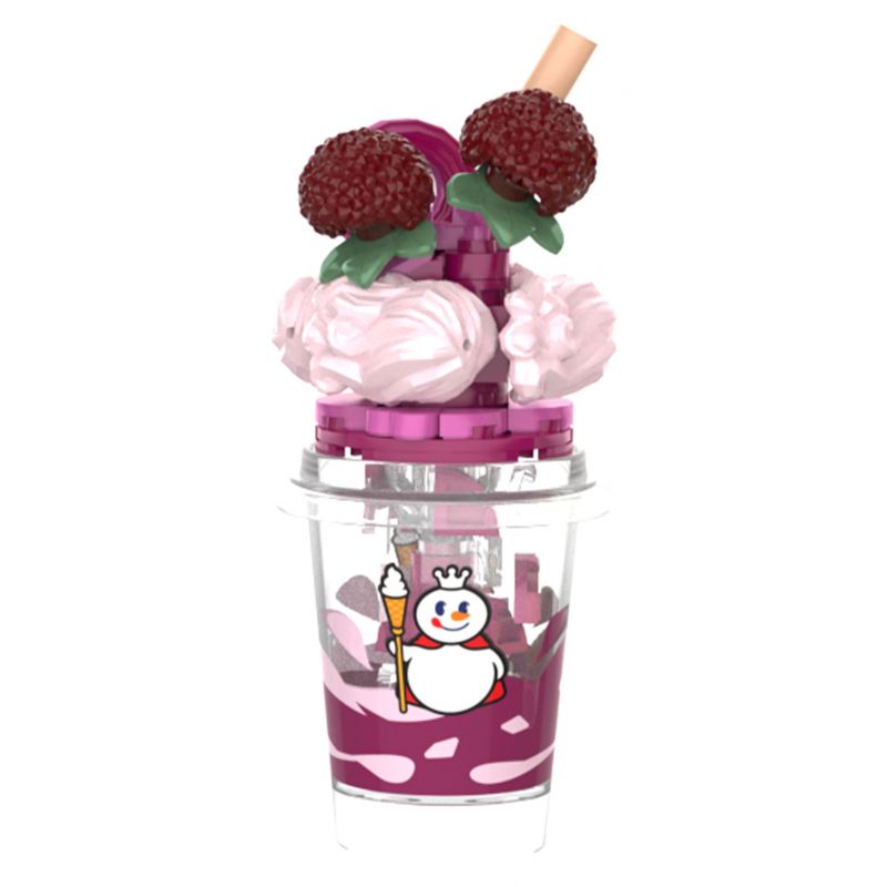 JAKI XWZB-23027 23027 XWZB23027 non  HỖN HỢP BINGTHÀNH TRÀ BAYBERRY NGỌT bộ đồ chơi xếp lắp ráp ghép mô hình