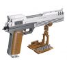 JIESTAR 58024 non  MẪU SÚNG LỤC AUTO-9 bộ đồ chơi xếp lắp ráp ghép mô hình Military Army Quân Sự Bộ Đội 899 khối