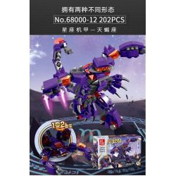 JIESTAR 68000 non  CHÒM SAO MECHA bộ đồ chơi xếp lắp ráp ghép mô hình