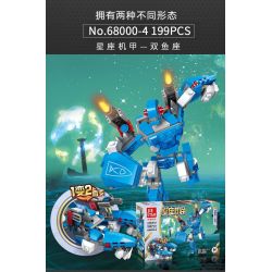 JIESTAR 68000 non  CHÒM SAO MECHA bộ đồ chơi xếp lắp ráp ghép mô hình