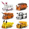 JIESTAR 92308 non  MÔ HÌNH XE BUÝT ĐỘNG VẬT 6 bộ đồ chơi xếp lắp ráp ghép mô hình 459 khối