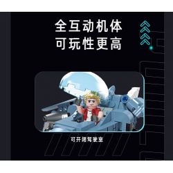 JIESTAR 37001 non  ĐẦU ĐẠN KIM LOẠI Ổ ĐĨA KÉO LÙI THIẾT BỊ HẠT NHÂN bộ đồ chơi xếp lắp ráp ghép mô hình Movie & Game Phim Và Trò Chơi 268 khối