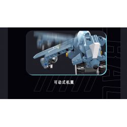 JIESTAR 37001 non  ĐẦU ĐẠN KIM LOẠI Ổ ĐĨA KÉO LÙI THIẾT BỊ HẠT NHÂN bộ đồ chơi xếp lắp ráp ghép mô hình Movie & Game Phim Và Trò Chơi 268 khối