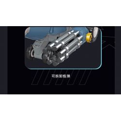 JIESTAR 37001 non  ĐẦU ĐẠN KIM LOẠI Ổ ĐĨA KÉO LÙI THIẾT BỊ HẠT NHÂN bộ đồ chơi xếp lắp ráp ghép mô hình Movie & Game Phim Và Trò Chơi 268 khối