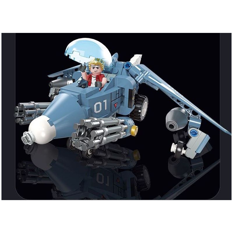 JIESTAR 37001 non  ĐẦU ĐẠN KIM LOẠI Ổ ĐĨA KÉO LÙI THIẾT BỊ HẠT NHÂN bộ đồ chơi xếp lắp ráp ghép mô hình Movie & Game Phim Và Trò Chơi 268 khối