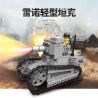 JIESTAR 23049 non  XE TĂNG HẠNG NHẸ RENAULT bộ đồ chơi xếp lắp ráp ghép mô hình Military Army LIGHT TANK Quân Sự Bộ Đội 228 khối