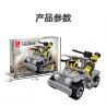 JIESTAR 23048 non  XE JEEP CỦA WILLY bộ đồ chơi xếp lắp ráp ghép mô hình Military Army VENETIAN JEEP Quân Sự Bộ Đội 172 khối