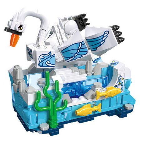 JIESTAR 80007 non  WISH STAR CITY XE XOAY THIÊN NGA bộ đồ chơi xếp lắp ráp ghép mô hình Girl Con Gái 255 khối