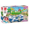 JIESTAR 80006 non  THÀNH PHỐ ƯỚC SAO THUYỀN RỒNG ĐU QUAY bộ đồ chơi xếp lắp ráp ghép mô hình Girl Con Gái 268 khối