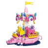 JIESTAR 80004 non  THÀNH PHỐ MONG ƯỚC SAO CAROUSEL bộ đồ chơi xếp lắp ráp ghép mô hình Girl Con Gái 283 khối