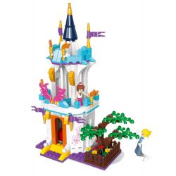 JIESTAR 20384 non  HOÀNG HẬU TELINA MỘT NGÀY VUI VẺ bộ đồ chơi xếp lắp ráp ghép mô hình Girl Con Gái 188 khối