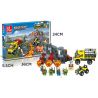 JIESTAR 20557 non  ĐỘI VẬN CHUYỂN KHO BÁU NÚI LỬA bộ đồ chơi xếp lắp ráp ghép mô hình City TREASURE Thành Phố 278 khối