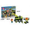 JIESTAR 20556 non  GIÀN KHOAN LEO NÚI LỬA bộ đồ chơi xếp lắp ráp ghép mô hình City VOLCANO CLIMBING Thành Phố 328 khối