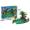 JIESTAR 20547 non  CUỘC PHIÊU LƯU TRONG RỪNG NHIỆT ĐỚI bộ đồ chơi xếp lắp ráp ghép mô hình City RAINFOREST Thành Phố 160 khối