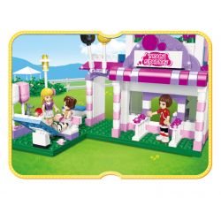 JIESTAR 20391 non  ORIENTAL KERR CHUYẾN TÀU DU LỊCH TRONG MƠ bộ đồ chơi xếp lắp ráp ghép mô hình Girl Con Gái 930 khối