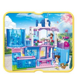 JIESTAR 20389 non  ORIENTAL KERR THỦY CUNG GIẢ TƯỞNG bộ đồ chơi xếp lắp ráp ghép mô hình Girl Con Gái 516 khối