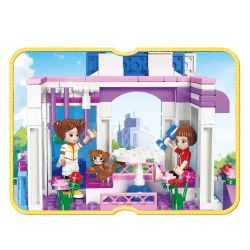 JIESTAR 20389 non  ORIENTAL KERR THỦY CUNG GIẢ TƯỞNG bộ đồ chơi xếp lắp ráp ghép mô hình Girl Con Gái 516 khối