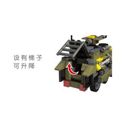 JIESTAR 61005 non  SỨ MỆNH VINH QUANG XE CHIẾN ĐẤU TĂNG TYPE 82 bộ đồ chơi xếp lắp ráp ghép mô hình Military Army GLORY MISSION Quân Sự Bộ Đội 248 khối