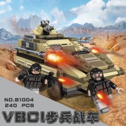 JIESTAR 61004 non  SỨ MỆNH VINH QUANG XE CHIẾN ĐẤU BỘ BINH VBCI bộ đồ chơi xếp lắp ráp ghép mô hình Military Army GLORY MISSION Quân Sự Bộ Đội 240 khối