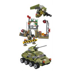 JIESTAR 61001 non  NHIỆM VỤ VINH QUANG TẤN CÔNG BỌC THÉP bộ đồ chơi xếp lắp ráp ghép mô hình Military Army GLORY MISSION Quân Sự Bộ Đội 459 khối