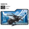 JIESTAR 20076 non  SWAT FLYING TIGERS BLACK STORM DAWN COMBAT COMMAND XE 8 MẪU bộ đồ chơi xếp lắp ráp ghép mô hình 567 khối