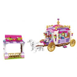 JIESTAR 81003 non  CÔNG CHÚA JENNY CỖ XE TRONG MƠ bộ đồ chơi xếp lắp ráp ghép mô hình Girl PRINCESS JENNY Con Gái 530 khối