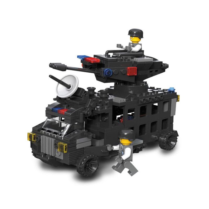 JIESTAR 20038 non  SWAT FLYING TIGERS 12 MẪU bộ đồ chơi xếp lắp ráp ghép mô hình City Thành Phố 390 khối