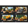 JIESTAR 51009 non  MÔ HÌNH DỰ ÁN GIẤC MƠ THÀNH PHỐ TOÀN CẦU 8 bộ đồ chơi xếp lắp ráp ghép mô hình City 658 khối