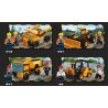 JIESTAR 51009 non  MÔ HÌNH DỰ ÁN GIẤC MƠ THÀNH PHỐ TOÀN CẦU 8 bộ đồ chơi xếp lắp ráp ghép mô hình City 658 khối