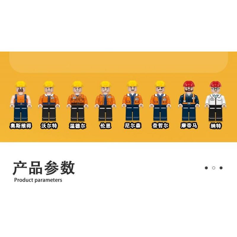 JIESTAR 51009 non  MÔ HÌNH DỰ ÁN GIẤC MƠ THÀNH PHỐ TOÀN CẦU 8 bộ đồ chơi xếp lắp ráp ghép mô hình City 658 khối