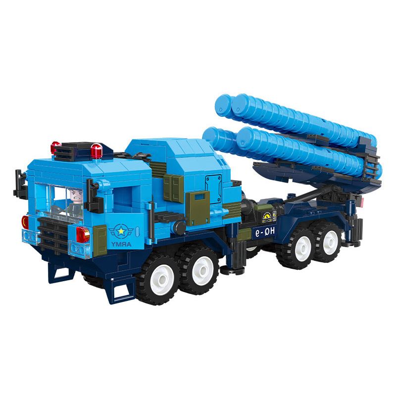 JIESTAR 61025 non Lego NHIỆM VỤ VINH QUANG TÊN LỬA PHÒNG KHÔNG HONGQI 9 bộ đồ chơi xếp lắp ráp ghép mô hình Movie & Game Phim Và Trò Chơi 569 khối